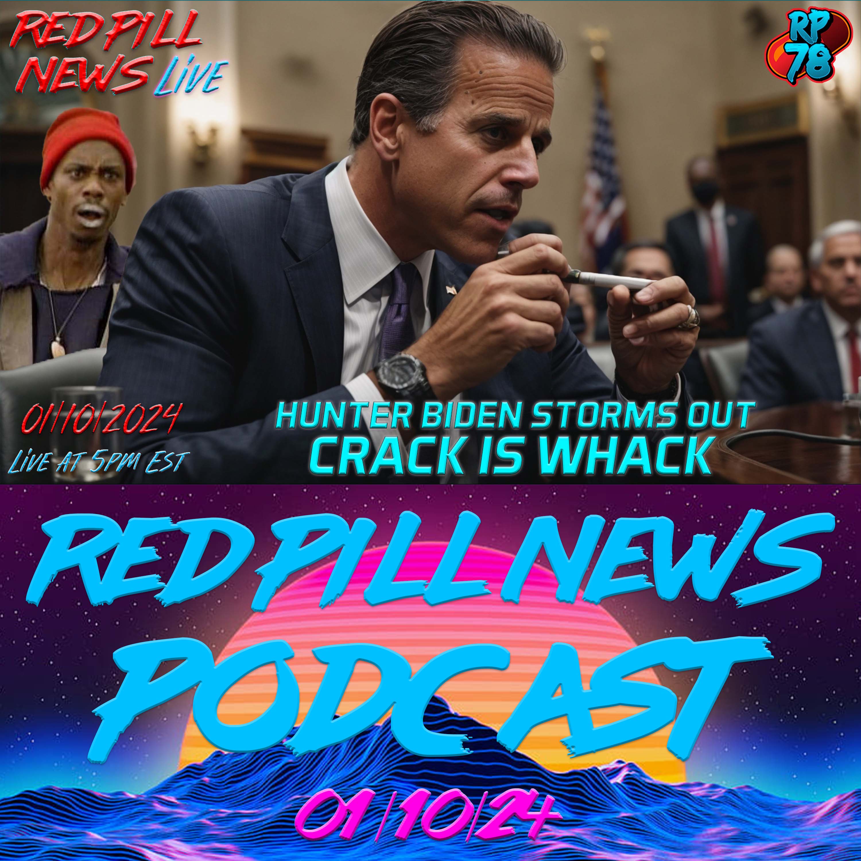 Hunter Biden Chaos In Congress - Leaves Early for Crack Break on Red Pill News Live