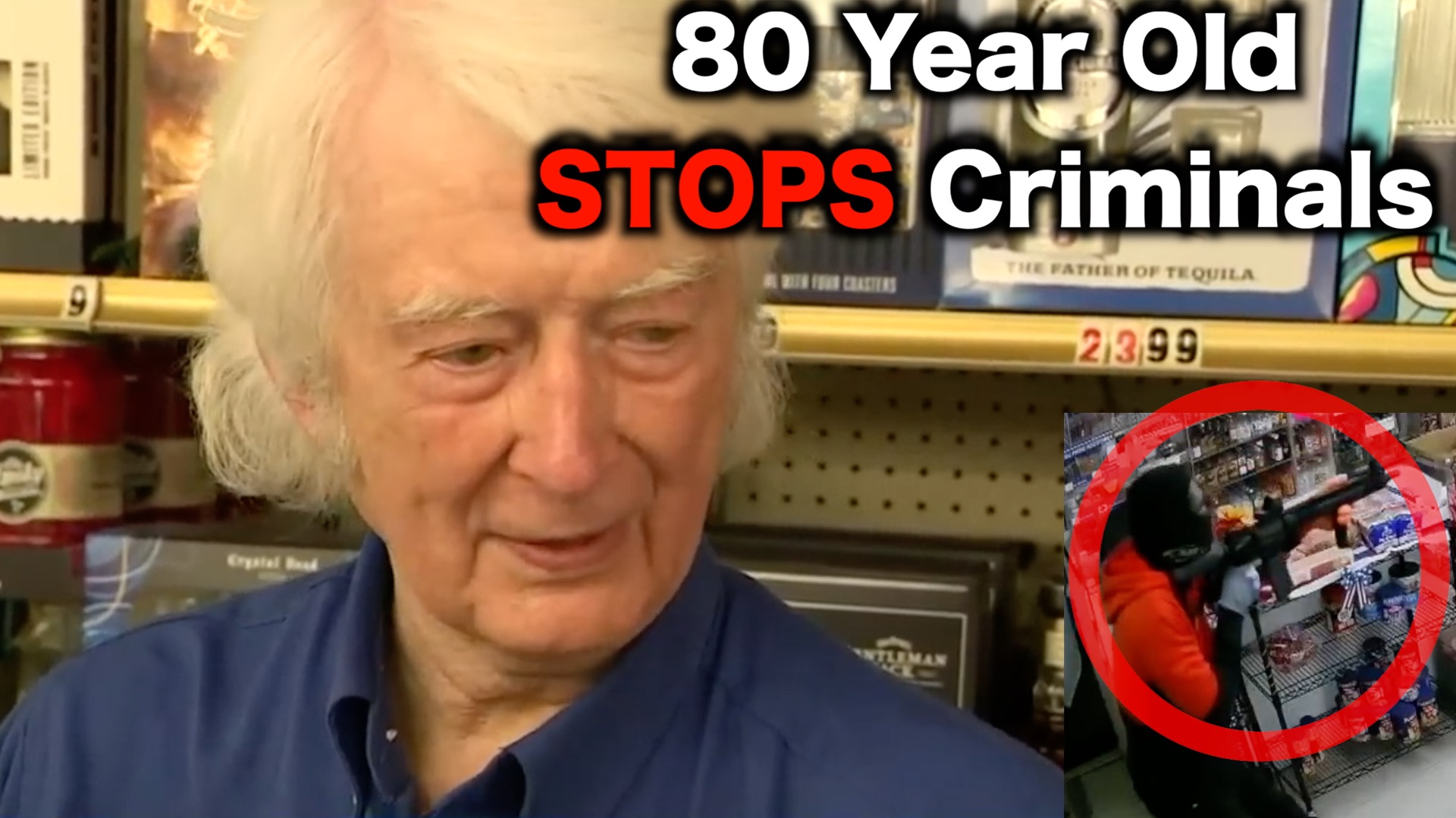 80 Year Old Good Guy With A Gun Stops Robber