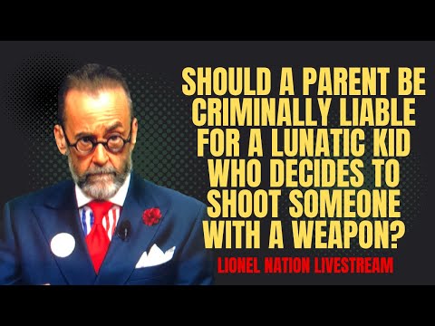 Should A Parent Be Criminally Liable for A Lunatic Minor Kid Kills Someone With A Gun?
