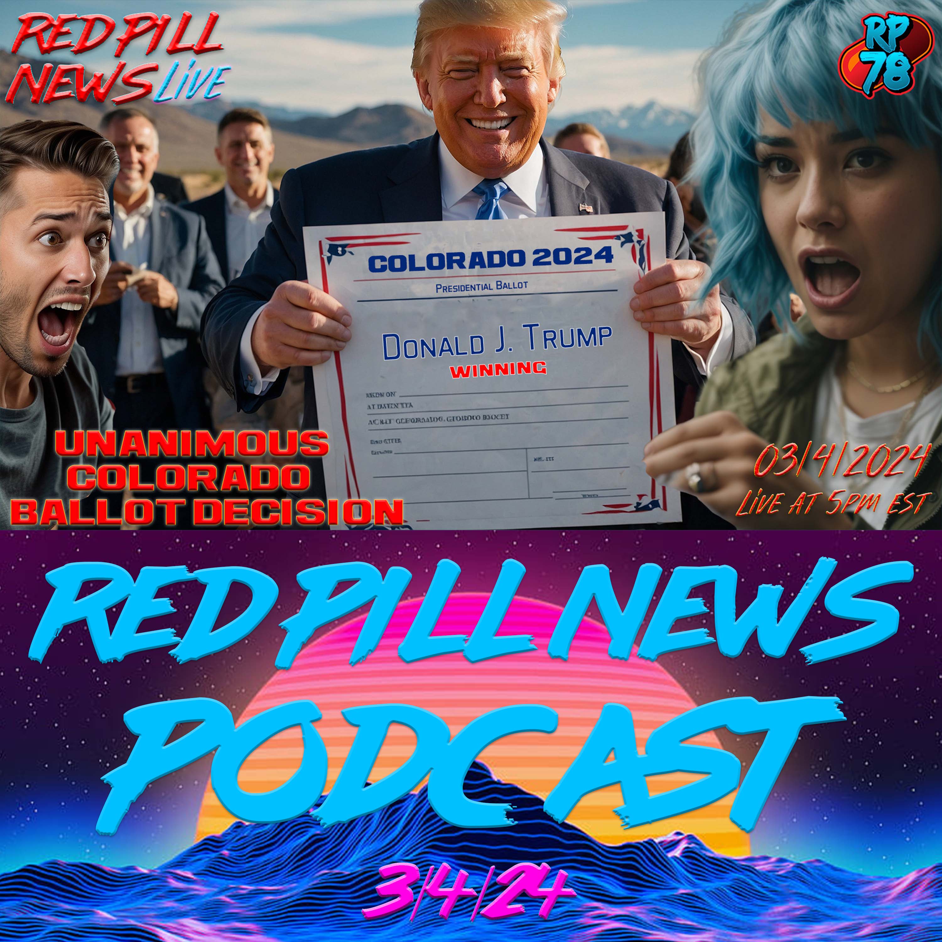 WINNING! Unanimous Blow To All Trump Ballot Challenges on Red Pill News Live
