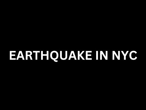 LIVE: EARTHQUAKE IN NYC!