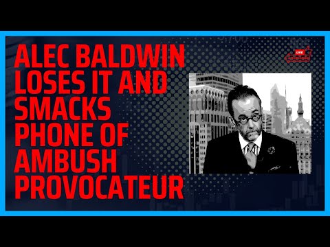 Alec Baldwin Loses It and Smacks Phone of Ambush Provocateur