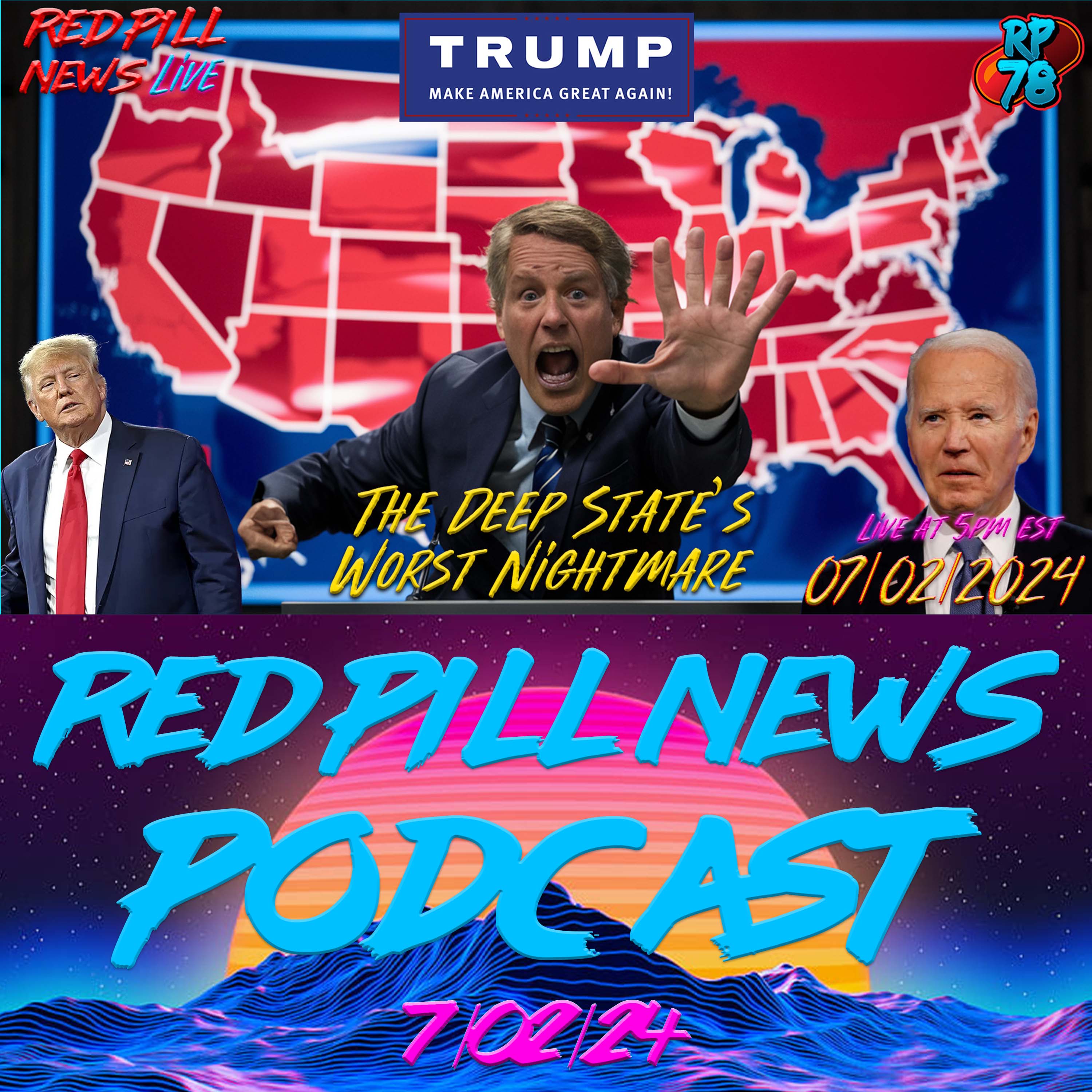 DNC CHAOS - Party Split, Trump Heading For Landslide on  Red Pill News Live