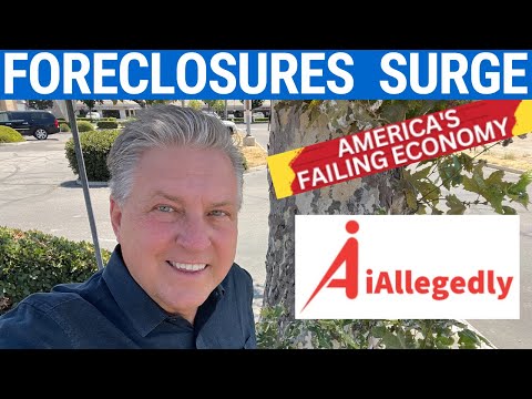 Foreclosures Surge - America's Failing Economy
