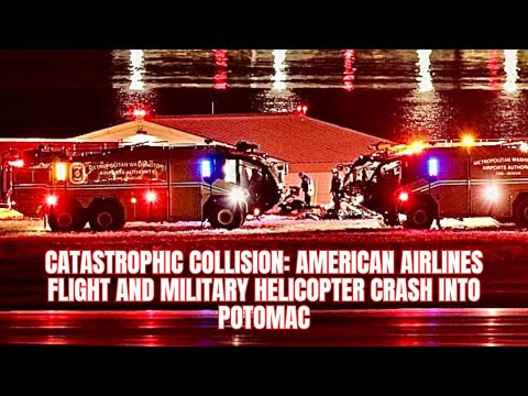 🚨No Survivors After Plane and Military Helicopter Crash Near Washington DC