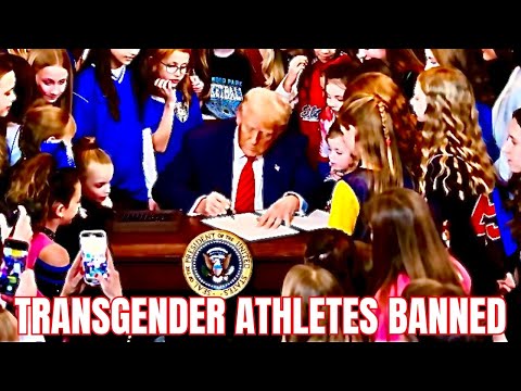 Trump Orders PROTECTION of Women's Sports from Transgender Athletes