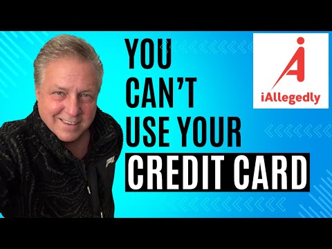 You Can’t Use Your Credit Card