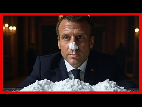 Did "Tony Montana" Macron Just Hide COCAINE on Camera?! The Internet Thinks So