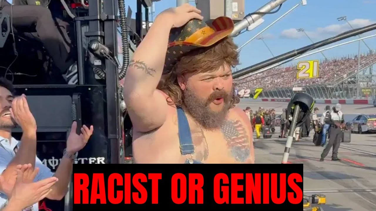 Druski’s White-Face NASCAR Skit: Hilarious or Racist? Imagine a White Comedian Doing Blackface!