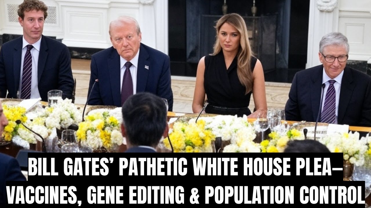Bill Gates’ Pathetic White House Plea—Vaccines, Gene Editing & Population Control
