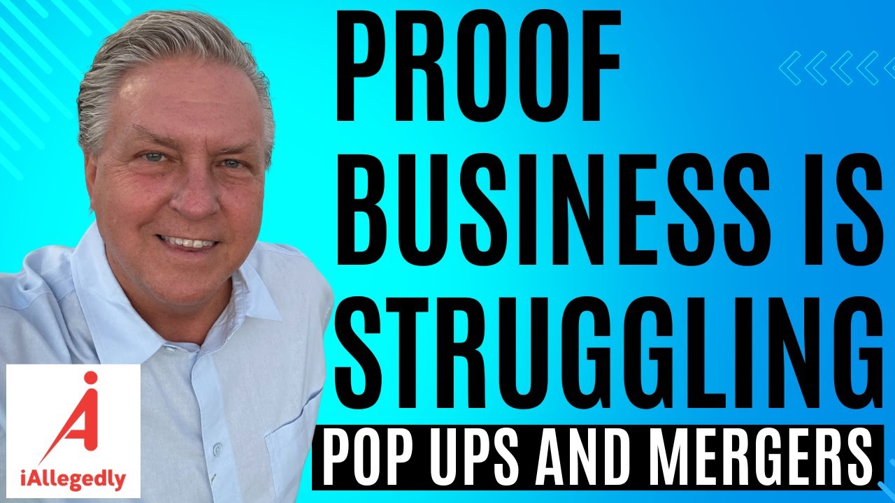 Proof Business is Struggling - Pop Ups and Mergers