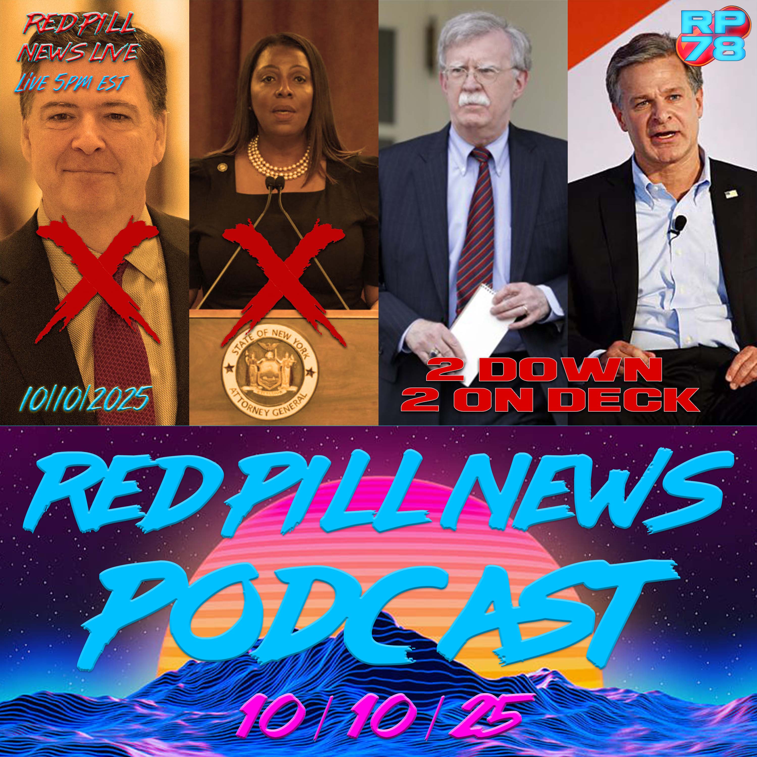 James Indictment Examined, Bolton & Wray Coming Next on Red Pill News Live