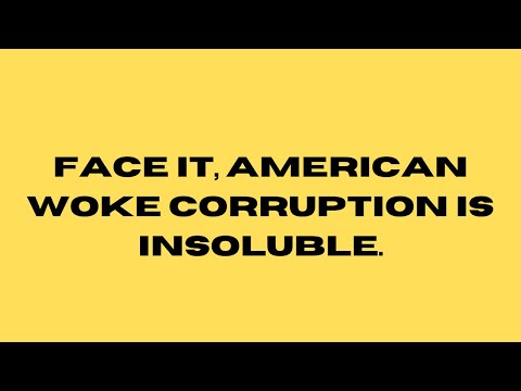 Nothing's Being Done to Stop Leftist Woke Corruption