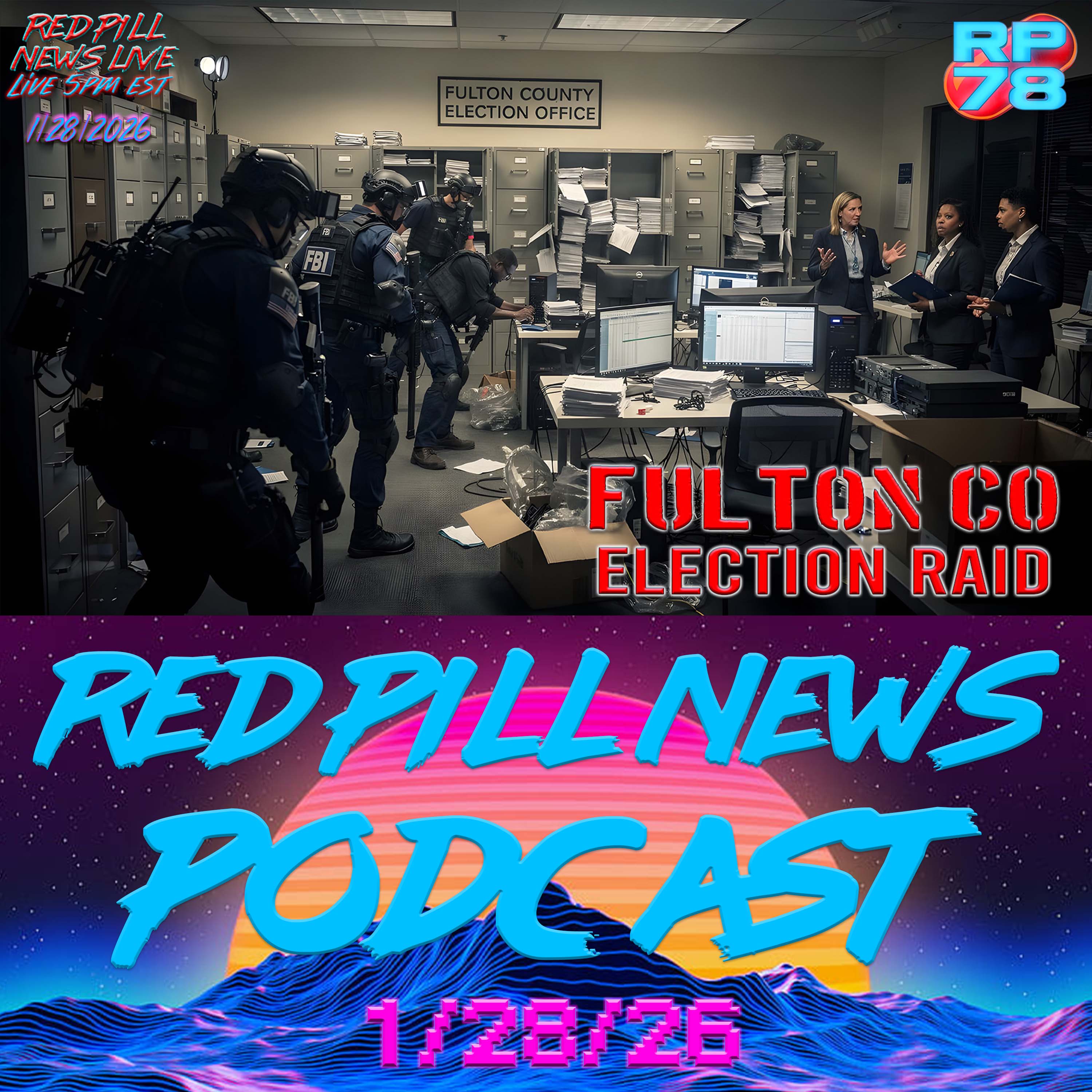 Trump Told You - Fulton Co. Election Office Raided by FBI on Red Pill News Live