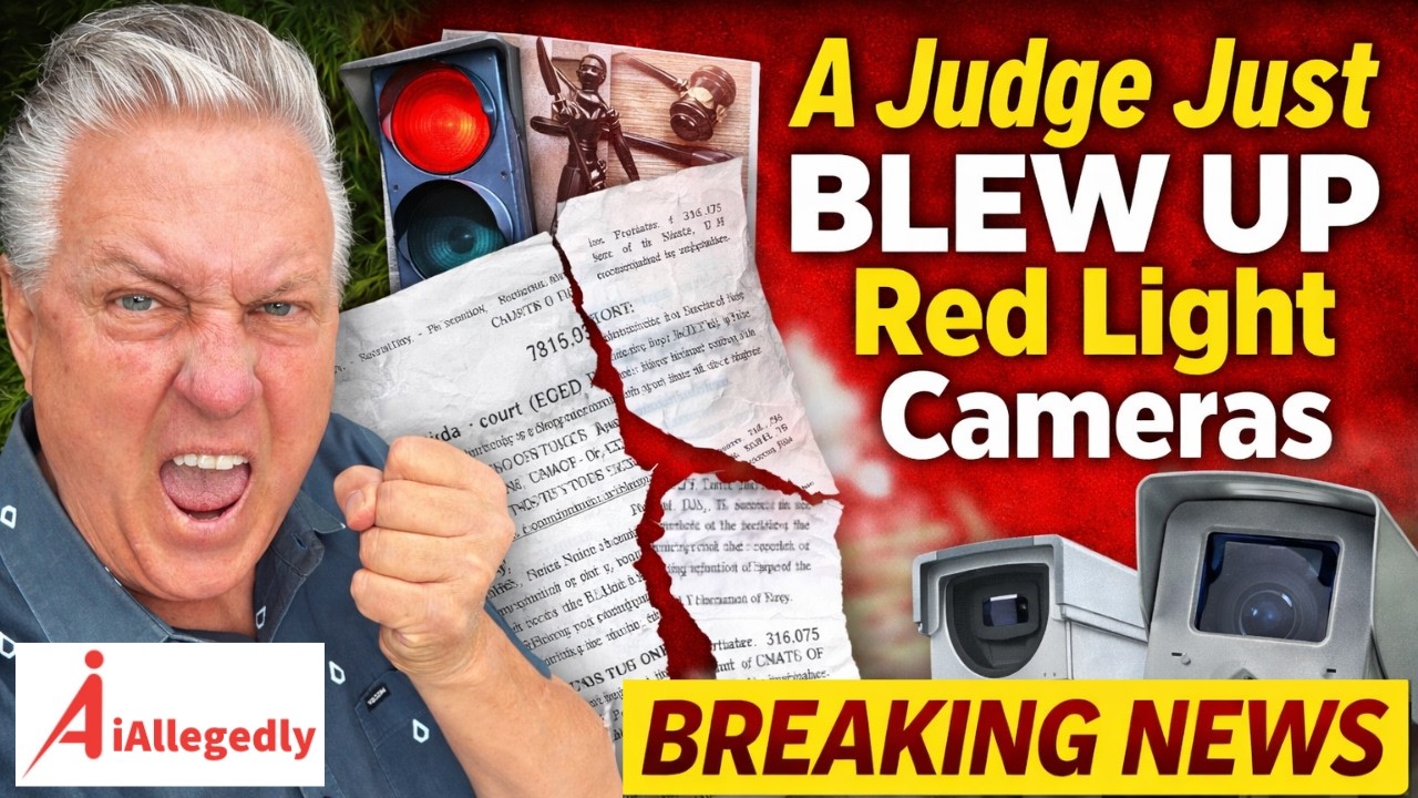 A Judge Just BLEW UP Red Light Cameras - BREAKING NEWS