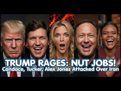Trump Melts Down: Calls Candace, Tucker & Alex Jones 'Low IQ Nut Jobs'