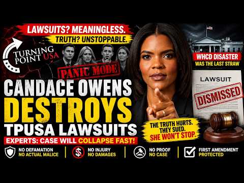 Candace Owens DESTROYS TPUSA Legal Threats: Meritless Erika Kirk Lawsuits Falling Apart!