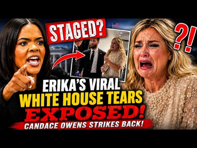 BLATANTLY STAGED? Erika’s VIRAL WHCD Phony Tears EXPOSED – Candace Owens DESTROYS Her!