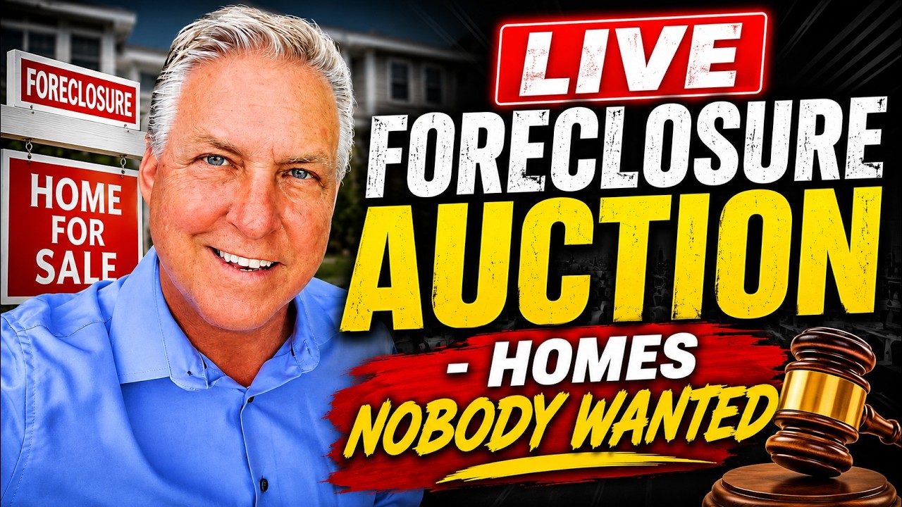 LIVE Foreclosure Auction - Homes Nobody Wanted