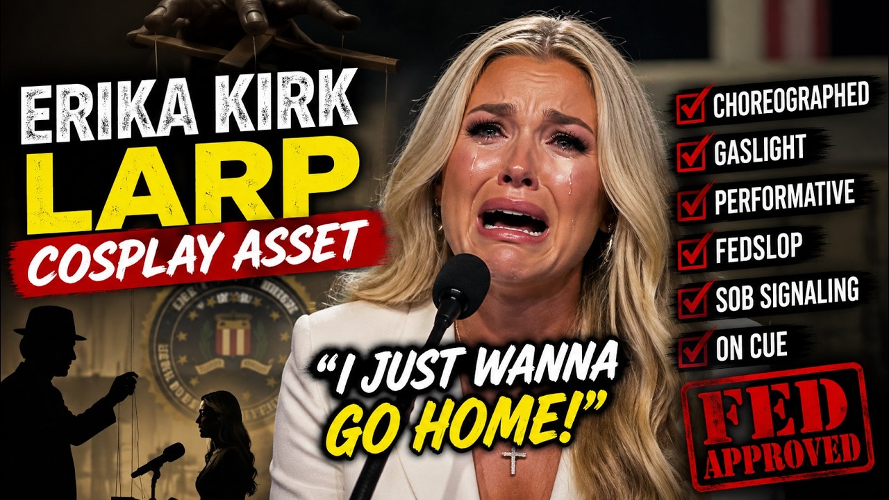 "I Just Wanna Go Home!" Erika Kirk LARP Cosplay Fedslop Meltdown at WHCD Exposed!