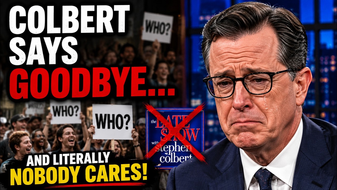 Colbert Finally Says Goodbye — And the Internet Literally Doesn't Care!