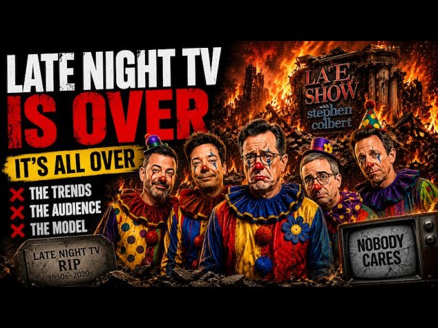 Late Night is DEAD: Colbert's Pathetic Exit Just Proved It!
