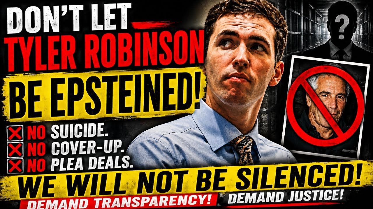 WARNING: Tyler Robinson Is About To Be "Unalived" Just Like Epstein — Deep State Can't Risk Trial