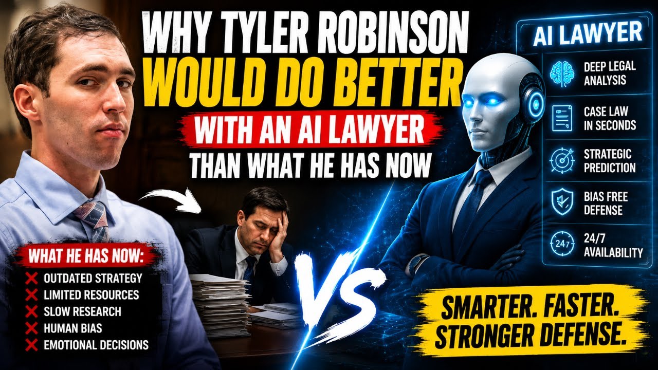 Why Tyler Robinson Needs An AI Lawyer NOW (His Current Team Is Setting Him Up)