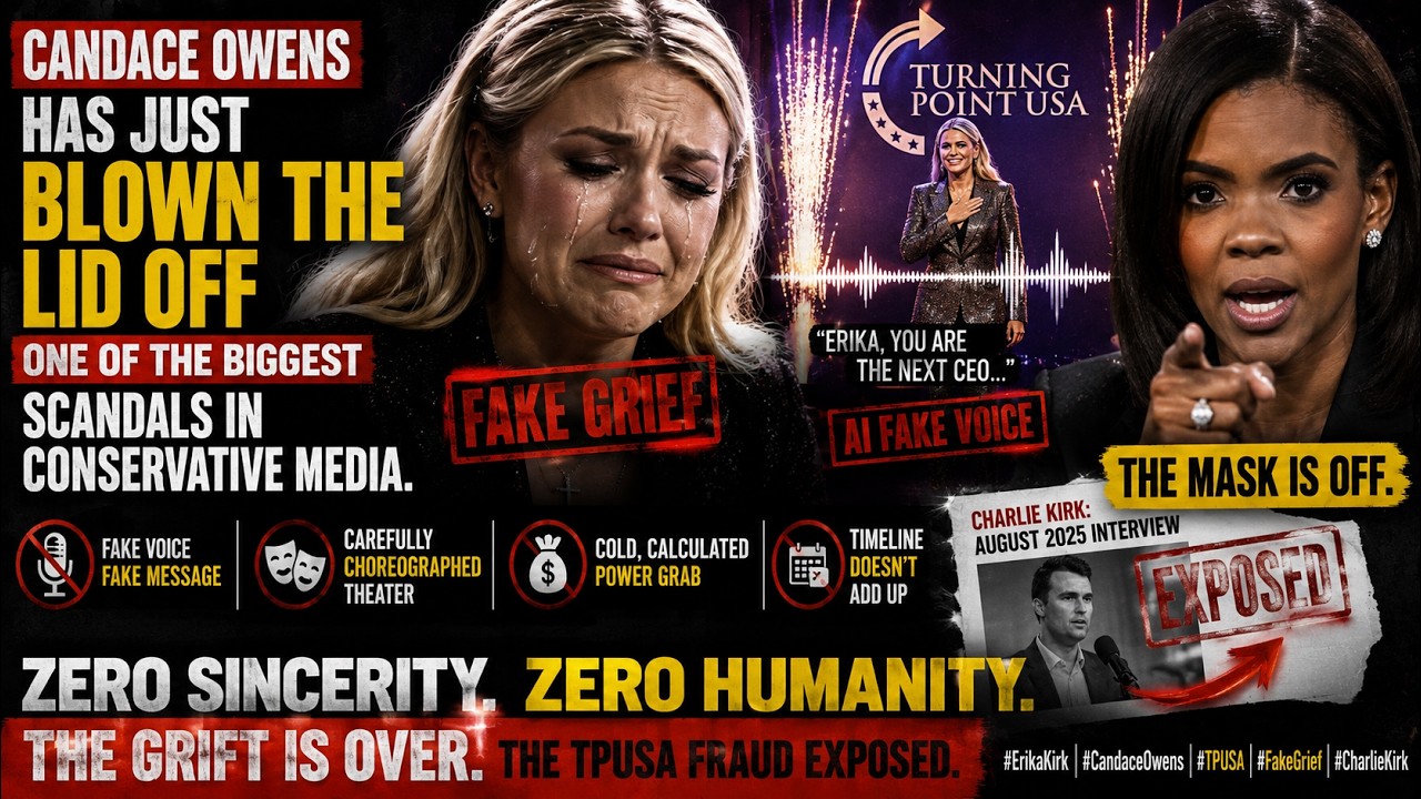 Erika Kirk Has ZERO Real Grief – Candace Owens Just Exposed Entire TPUSA Scam