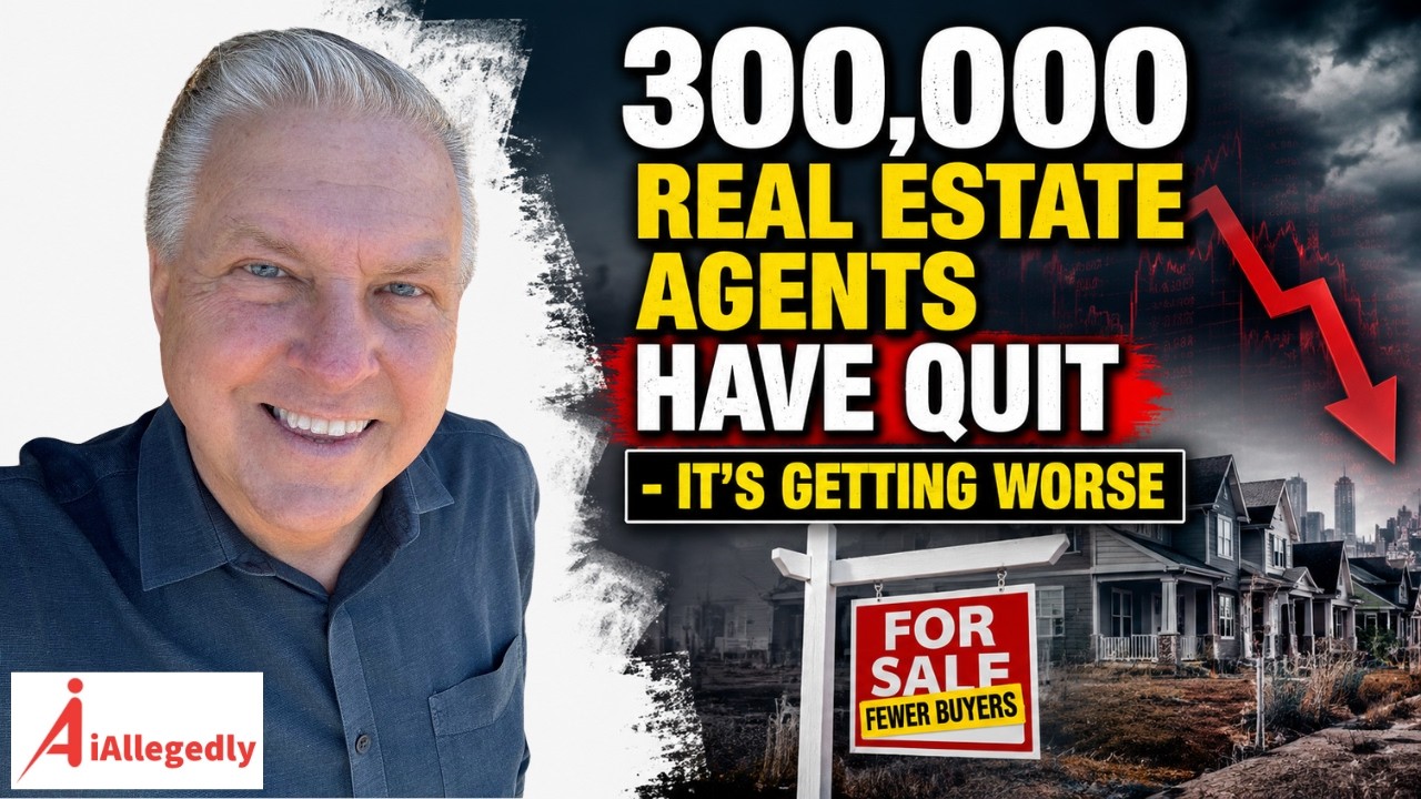 300,000 Real Estate Agents Have Quit - It's Getting Worse