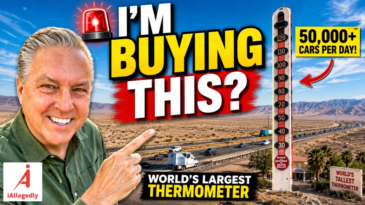 I Might Buy the World's Largest Thermometer - A landmark is for sale