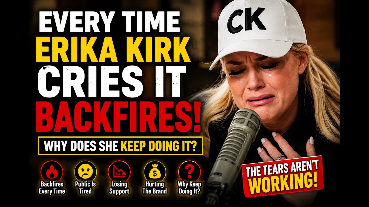 Every Time Erika Kirk Cries It BACKFIRES: Why Does She Keep Doing It? episode artwork