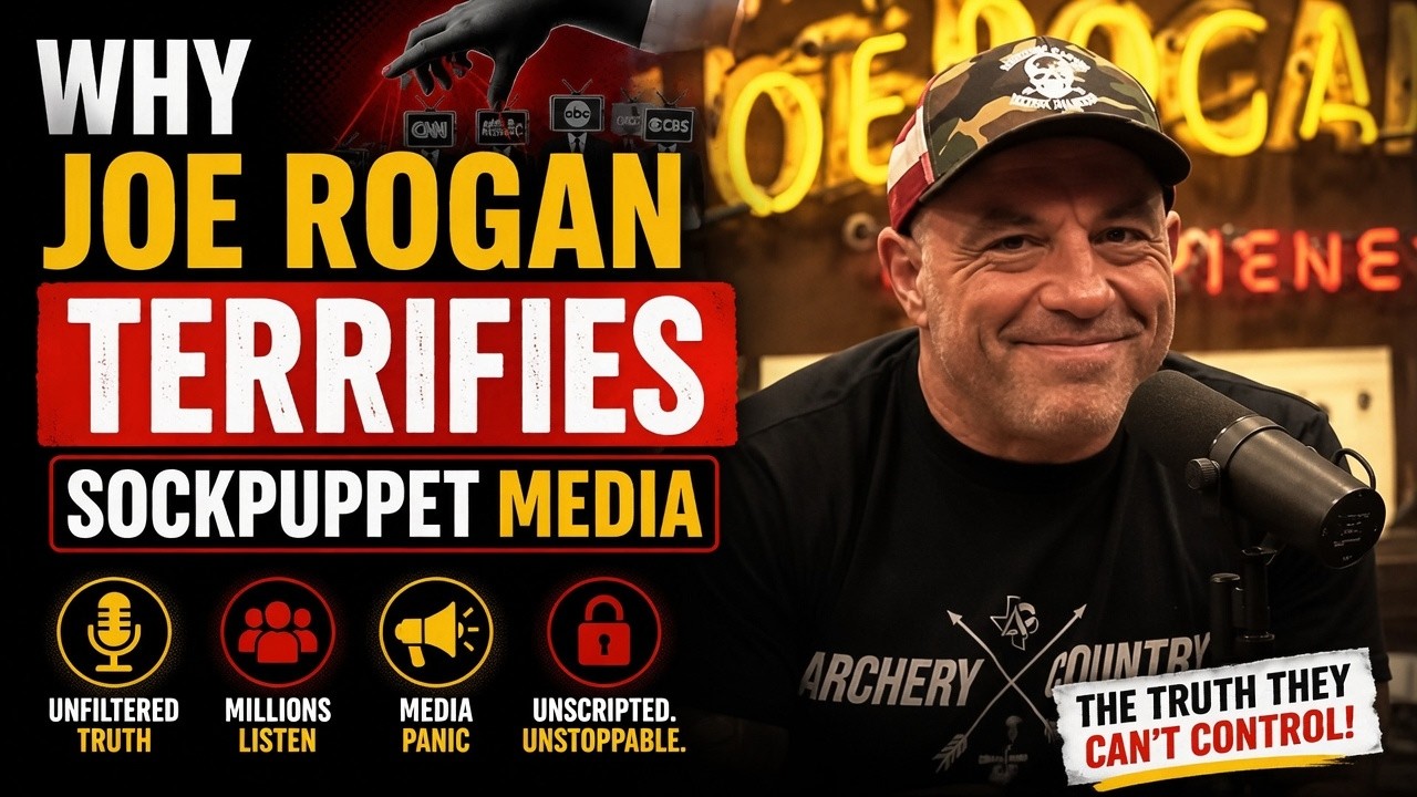 Why Joe Rogan Terrifies the Sh*t Out of Woke Corporate Media Sockpuppets