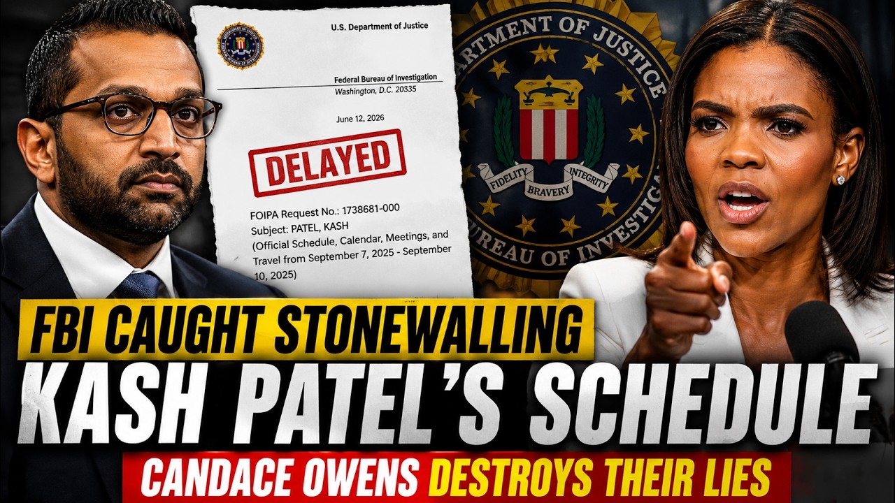 FBI CAUGHT Stonewalling Kash Patel's Schedule – Candace Owens DESTROYS Their Lies episode artwork