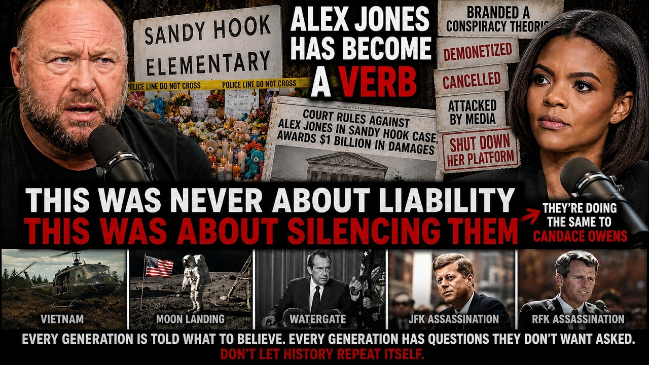 They're  Going to ALEX JONES CANDACE OWENS: Watch the [SG] Crush Free Speech Before Your Eyes episode artwork