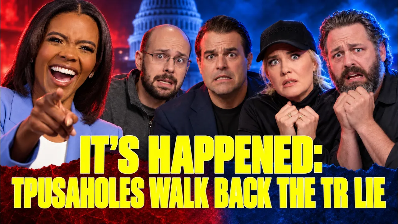 TPUSAholes Are Walking Back the Lies and Prove that CANDACE OWENS Was 100% on Target Perfectly!