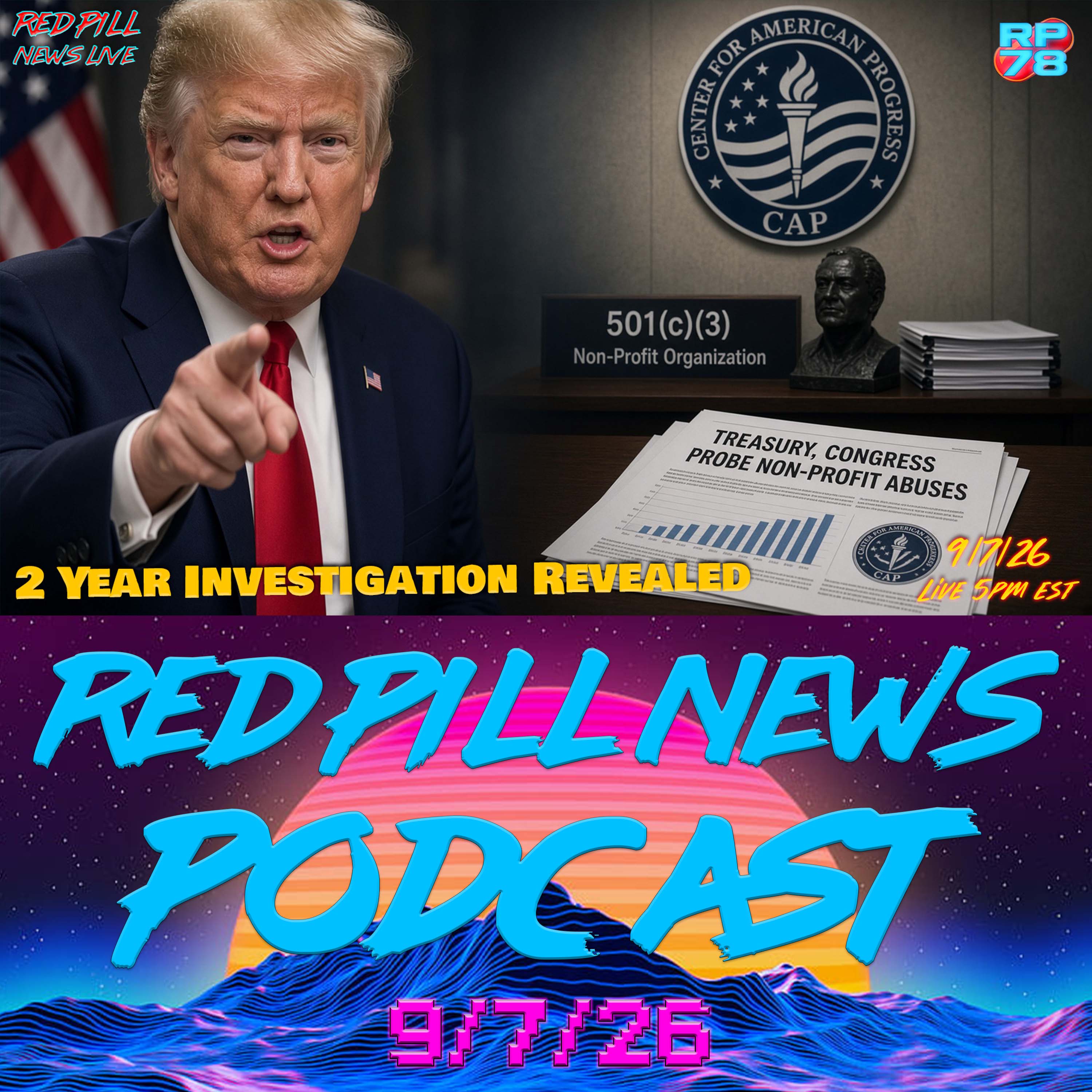 Congress, Treasury & POTUS All in On the 501c3 Destruction Op on Red Pill News Live episode artwork