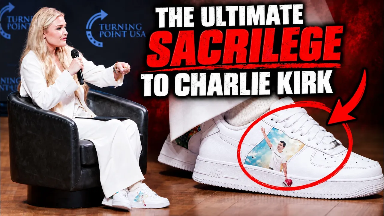 ERIKA KIRK's Charlie on Her Sneakers: The Commodification of His Soul Hits A New Merchandising Low episode artwork