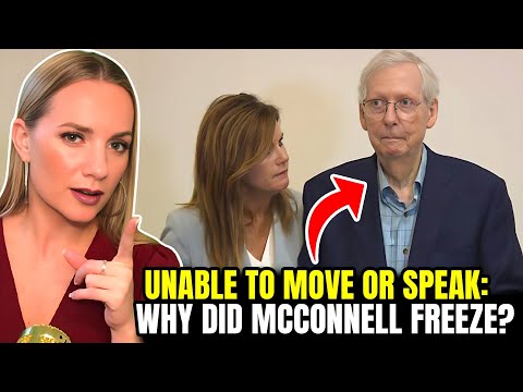 Mitch McConnell FREEZES mid-press conference AGAIN